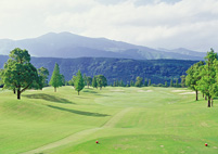 阿蘇の見えるゴルフ場